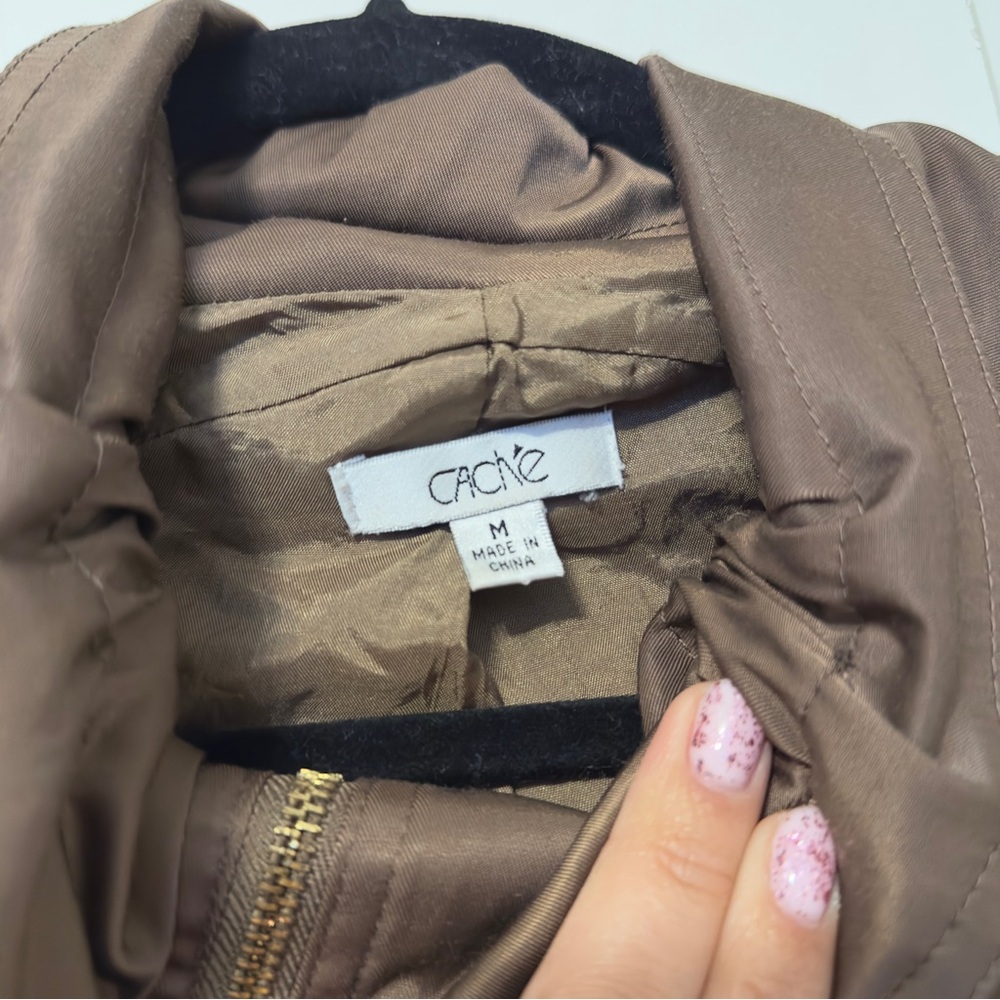 Cache 3/4 Sleeve Utility Jacket | Brown - Picture 7 of 8